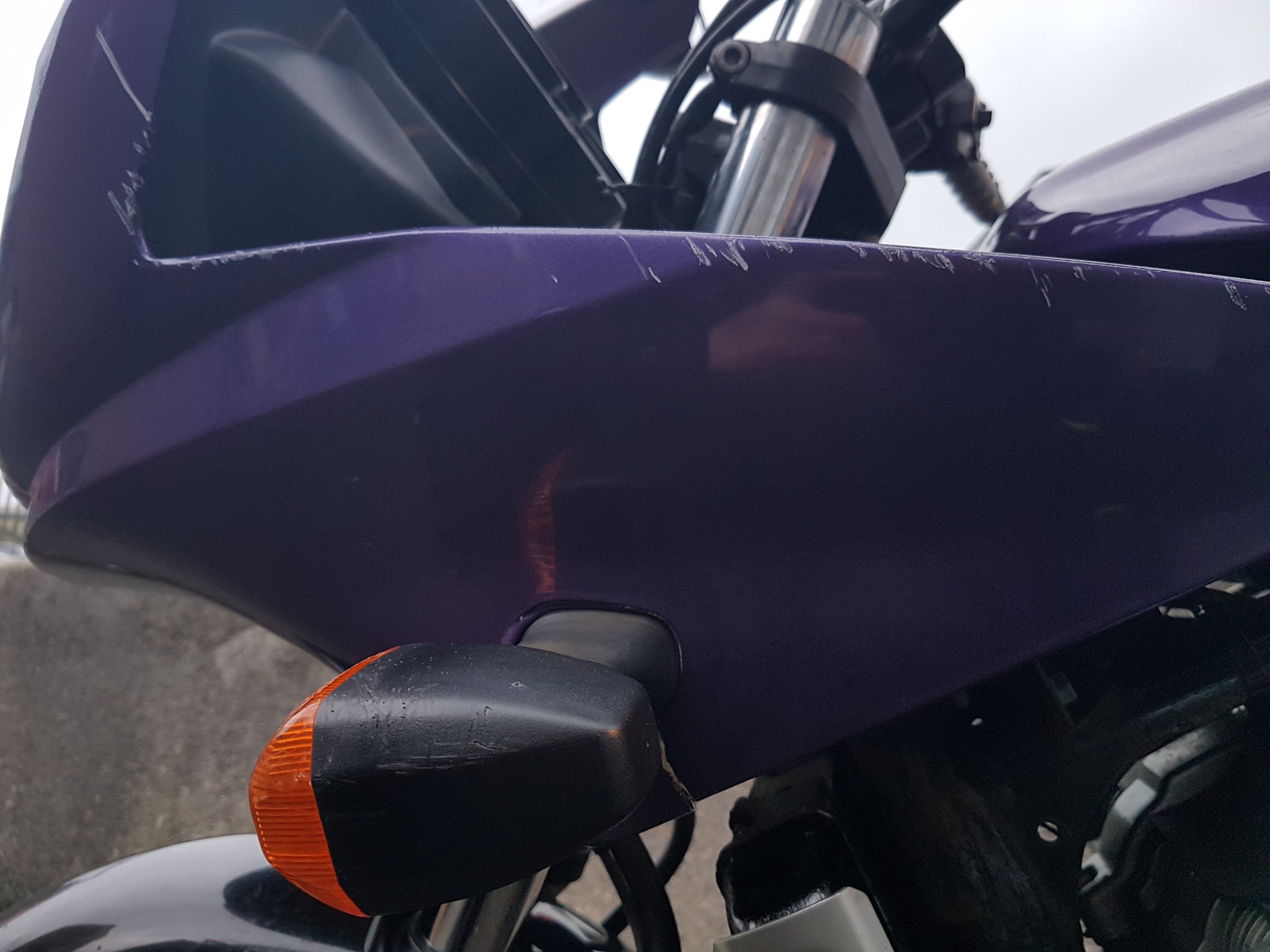 Crcaked fairing